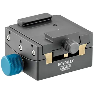 Novoflex Modularer Goniometerkopf, 15° Verschwenkung mit Kupplung und quadrat. Schwalbenschwanzfuß