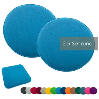 heimtexland Sitzkissen 35 x 35 cm blau 2 St.