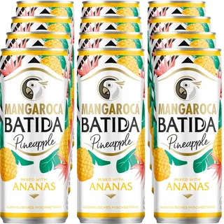 Mangaroca Batida Pineapple 10,0 % vol 0,25 Liter Dose, 12er Pack