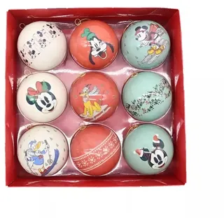 Disney Weihnachtsbaumkugel Disney Micky Maus Weihnachtskugeln Weihnachten Kugel (9 St)