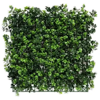 Karat Pflanzenwand Pachysandra Kunstpflanze zur Dekoration 50 x 50 cm