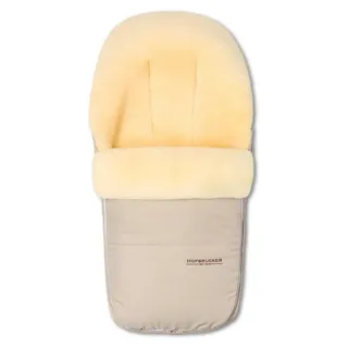 Hofbrucker Kinderwagen Lammfell-Fußsack Polaris beige