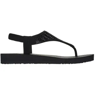 Skechers Meditation - Glamorous Muse Damen Sandalen, schwarz, Größe 40 - 40