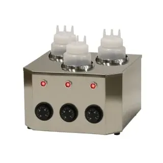 Neumärker Schoko-Creme Wärmer III 2.0 Portionierer für Nuss-Nougat-Cremes inkl. Flaschen Neumärker