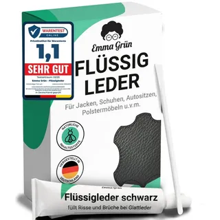 Emma Grün Flüssigleder Reparatur Set Schwarz 7 ml