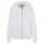 Fluffy Zip Cardigan Weiß 5XL