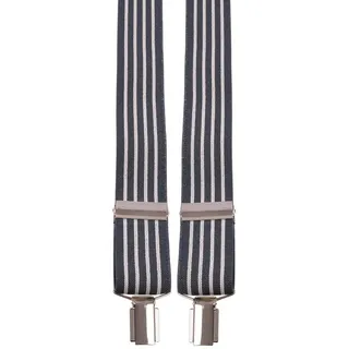 BURI Hosenträger Herrenhosenträger X-Form Clips Hosenträger Hosenhalter 120cm Stabil blau