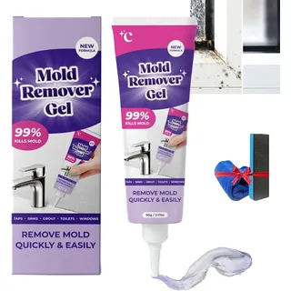 Vexclean Mold Remover Gel, Powerful Vexclean Mould Remover Gel, Highly Effective in Penetration, Fast Cleans, for Bathroom & Kitchen Tile Gaps, Walls & Grout (1)