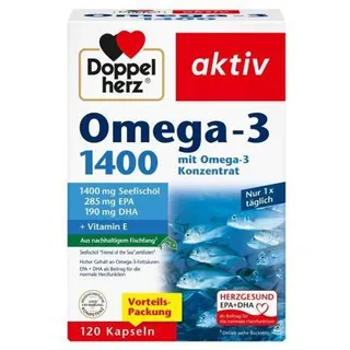 Doppelherz Aktiv Omega-3 1400 Kapseln 120 St.