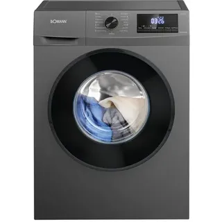 Bomann WA 7175.1 Waschmaschine (7 kg, 1400 U/min) Titan