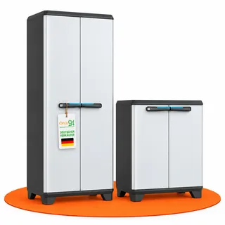 Kunststoffschrank Geräteschrank Haushaltschrank Set Linear Ondis24
