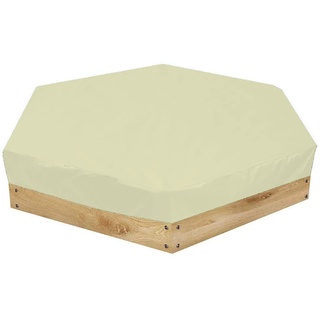 FORLUZ Sandkasten Abdeckung, wasserdichte Sonnenschutz-Sandkastenabdeckungen for Hof, Garten, Bad, Mehrfarbig, for Kinderspielzeug, Sandkastenabdeckung, Terrassenmöbel-Schutz (Color : Beige, Size :