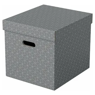 Aufbewahrungsbox Home Cube 32 x 36,5 x 31,5 cm 3-tlg. grau