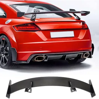 LeiBaOF Heckflügel Spoiler für Audi TT TTS TTRS Quattro 2-Türer 2015 2016 2017 2018 22019 2020,Auto Heckflügel Spoiler Außen Teile,Auto Spoiler,Tuning Zubehör