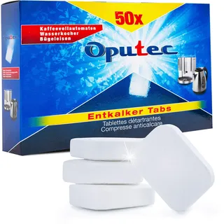 50x Oputec Kaffeevollautomaten Entkalker Tabs: Kaffeemaschinen, Espressomaschinen Entkalker-Tabletten/Entkalkungs-Tabletten - Kompatibel zu: Jura, Senseo, Siemens, Tassimo, Delonghi