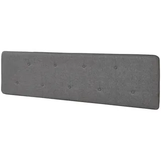 [en.casa] Kopfteil Tokke 180 x 4 x 48 cm Grau