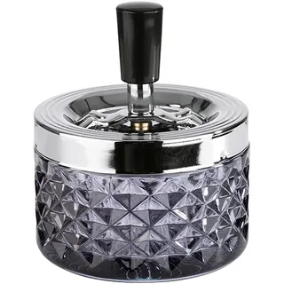 APS Drehascher Glas Ø9,5cm dark grey