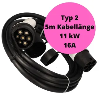 Absina eMobility Ladekabel Typ 2 5 m