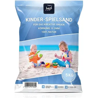 4myBaby GmbH - Spielsand 5kg | Quarz Sand für Sandkasten | Kinder Spielsand | Dekosand | Spielsand für Sandkasten | Keimfreier Spielsand | Gewaschener Feiner Quarzsand - für Sicheres Spielen