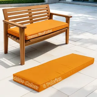 WLXFF Bankkissen, Bankauflage Nach Maß, Wasserdicht Sitzauflage Bank, Waschbar Bankauflagen, Rutschfestes Sitzpolster Bank, FüR Outdoor Gartenbank, Terrasse, Fensterbank