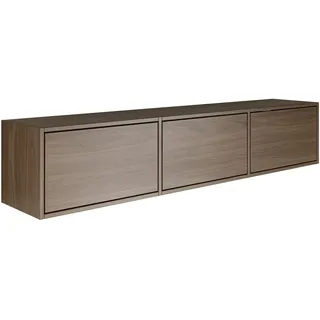 Selsey - Farbe Wisconsin-Walnuss Moderne Fernseher Kommode 150 cm (BxTxH) TV Unterschrank für Wohnzimmer Schrank mit Klappen Holzoptik Walnuss,