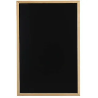 Zeller 11274 Kreide-/Magnettafel, Metall/Kiefer, schwarz (ca. 40 x 60 cm)