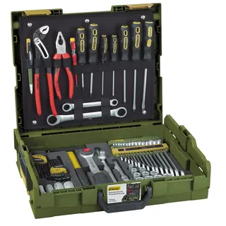 PROXXON Handwerker-Universal-Werkzeugkoffer 69-tlg. grün 44,5 x 11,8 x 35,8 cm