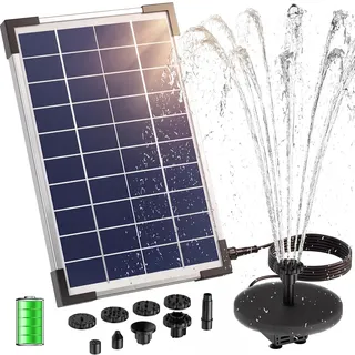 AISITIN Solar Gartenbrunnen 5,5 W