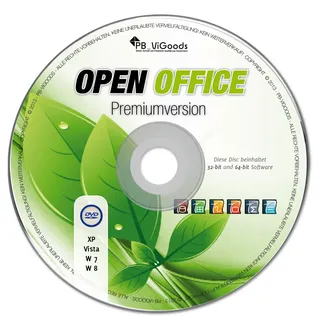 Open Office "PREMIUM SOFTWARE PACK" für Windows 7-XP-Vista (Edition 2016)