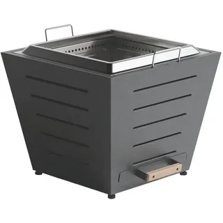 grill-welten Feuerschale aus Edelstahl – Ash