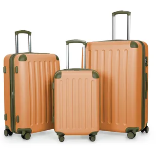 HAUPTSTADTKOFFER Spree Koffer-Set 3-tlg. / marille