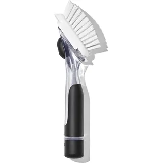 Oxo Good Grips Reinigungsbürste, mit Spülmitteldosierung | Die robusten Nylonborsten sind sogar für beschichtetes Kochgeschirr geeignet, Einfache Nachfüllung mit Spülmittel