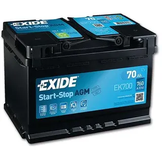 Exide EK700 AGM 12V 70Ah 760A