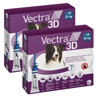 Vectra 3D Hunde U 10-25Kg Doppelpack 2x3 St Lösung