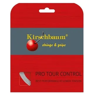 Kirschbaum Pro Tour Control 12 M Silber Tennis Saitenset Monofil silber 1,33