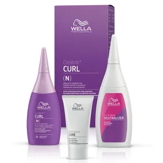 Wella Texture Plex Creatine+ Curl N Emulsion 75 ml + Care Pre Treatment 30 ml + Curl & Wave Neutralizer 100 ml Geschenkset