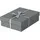 Aufbewahrungsbox Home 26,5 x 36,0 x 10,0 cm 3-tlg. grau