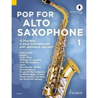 Schott Music Pop For Alto Saxophone 1