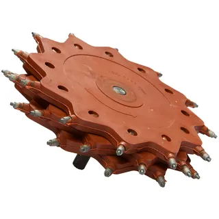 Tercoo Schleifscheiben - Dreifach rotierende Strahlscheibe für umfangreiche Reparaturarbeiten, Zum Entfernen von Farbe, Spachtelmasse, Rost, Tectyl, Teer, Schweißnähten, Schweißnähten