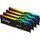 DDR5 5600MT/s RGB 64GB Kit (4x16GB) CL40 Schwarz KF556C40BBAK4-64