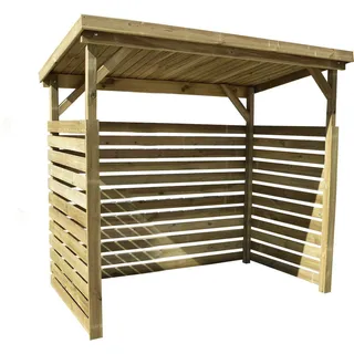 Weka Brennholzlager 663 B Gr.1 kdi 216 x 114 cm