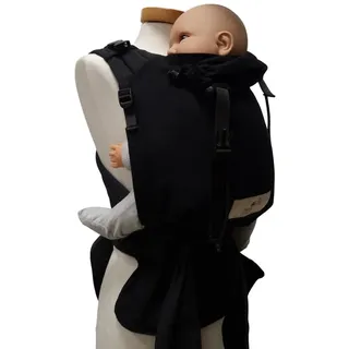 Storchenwiege Babytrage Storchenwiege Babytrage mit gepolsterten Trägern, für Babys ab Geburt schwarz