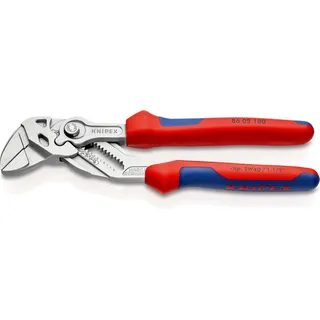 Knipex Zangenschlüssel L.180mm Spann-W.40mm verchr.Mehrkomp.-Hülle