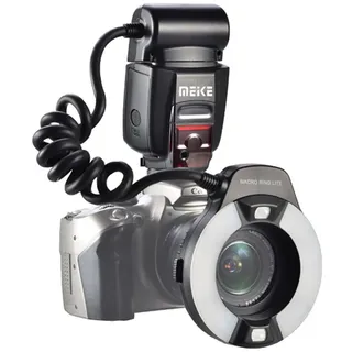 Meike MK-14EXT iTTL TTL LED Makro Ring Blitzlicht für NIK0N D4 D800 D5200 D7100 DSLR Kamera mit Hot Shoe Mount