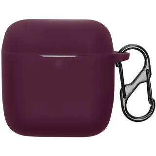 kwmobile Hülle kompatibel mit Marshall Minor IV/Minor 4 Kopfhörer - Silikon Schutzhülle Etui Case Cover Schoner in Magenta Lila