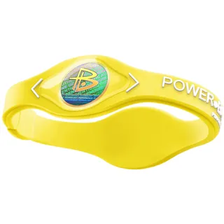 Power Balance Silicone Armband, Neon Yellow w/White, M, IWSA09NEYLWTMP