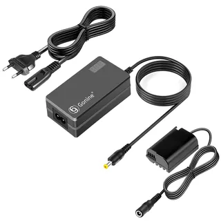 DMW-DCC17 Kamera-AC-Adapter DMW-BLK22 Dummy-Batterie-Netzteil-Kit | Kompatibel mit Kameras Panasonic LUMIX S5 DC-S5 DC-S5K DC-S5GK GH5 II GH6 GH7 Battery Grip DMW-BGS5