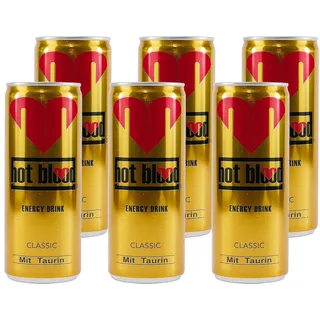 Hot Blood Classic Energy Drink 24x 250ml