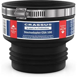 Crassus Steckadapter CSA 070 73-85mm auf 69-75mm bis 0,5 bar
