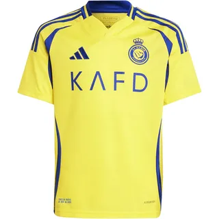 Adidas Al Nassr FC 24/25 Ronaldo Kids Heimtrikot Impact Yellow / Royal Blue 176    